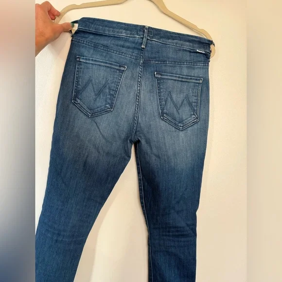 MOTHER The Pixie Ankle Frayed Jeans